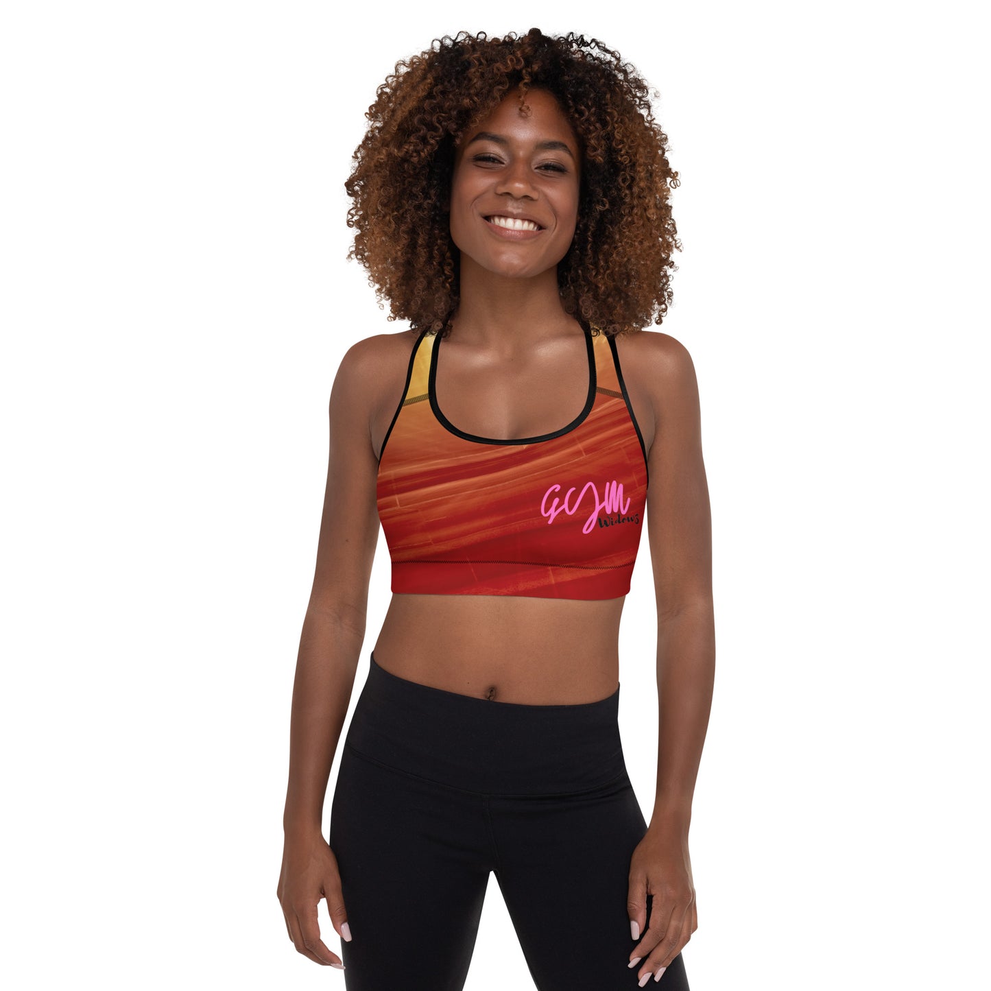 GymWidowz Padded Sports Bra - Sandstorm