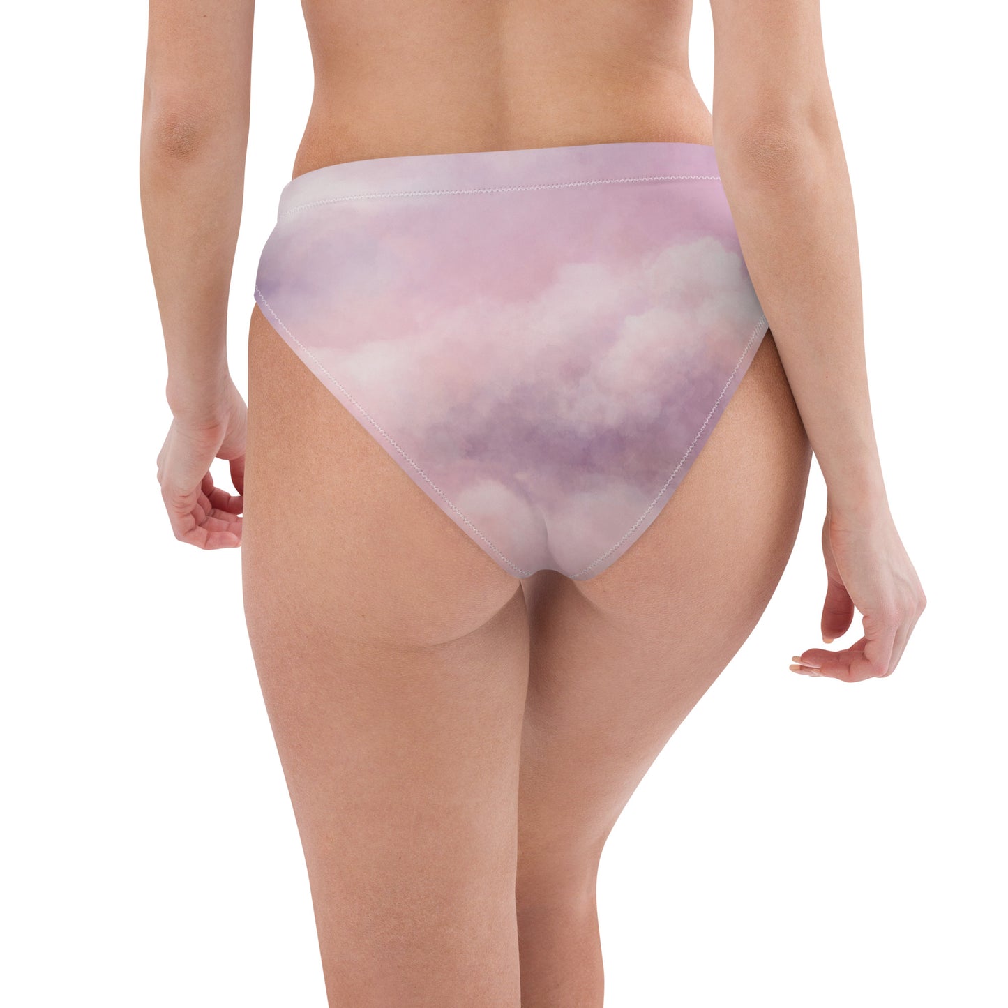 GymWidowz Recycled high-waisted bikini bottom - Clouds