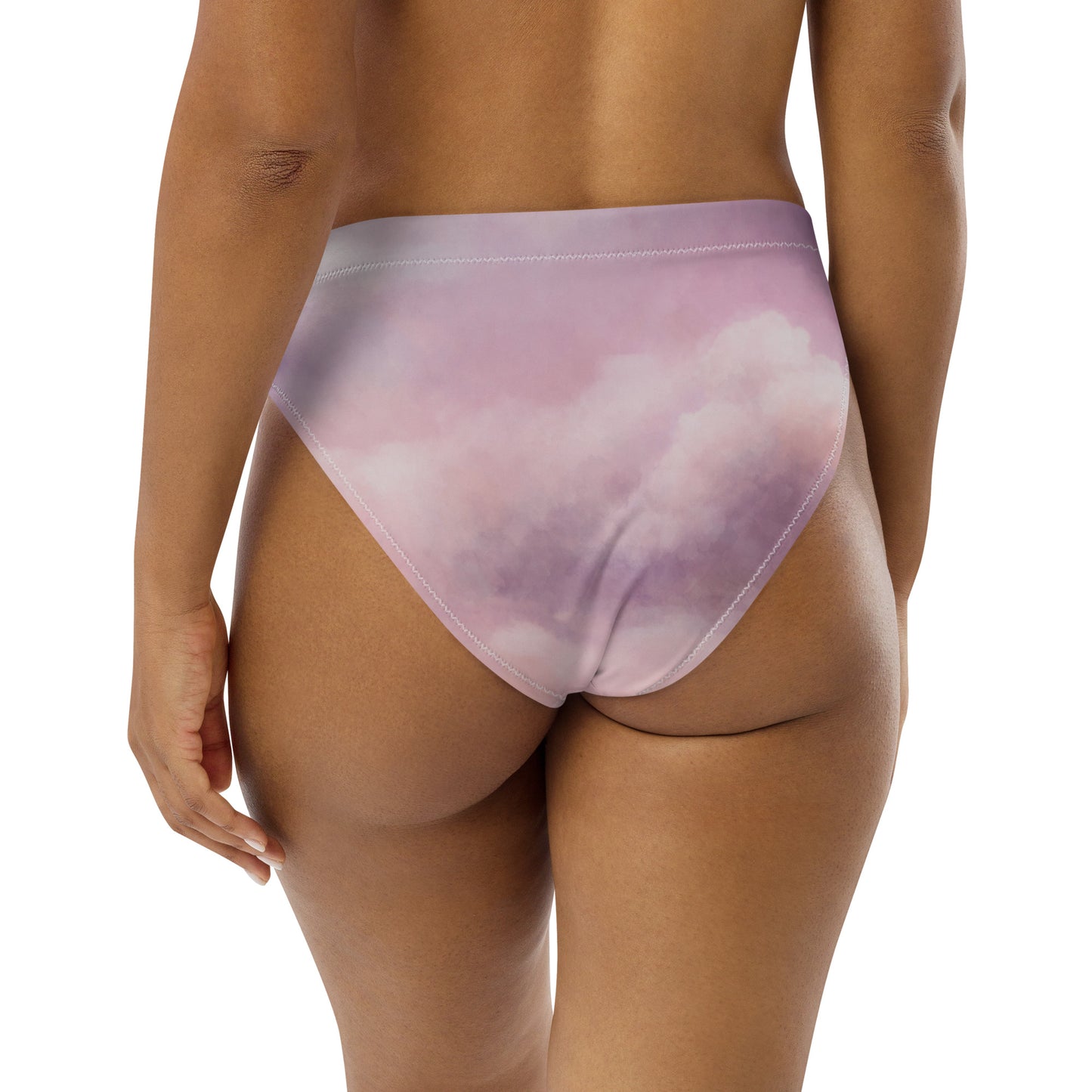 GymWidowz Recycled high-waisted bikini bottom - Clouds