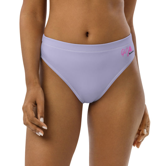 GymWidowz Recycled high-waisted bikini bottom - Lilac