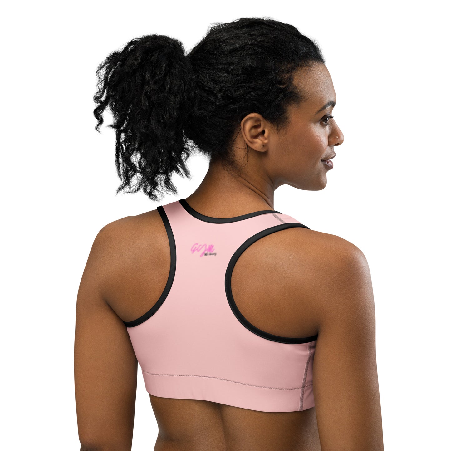 GymWidowz Sports bra - Pink