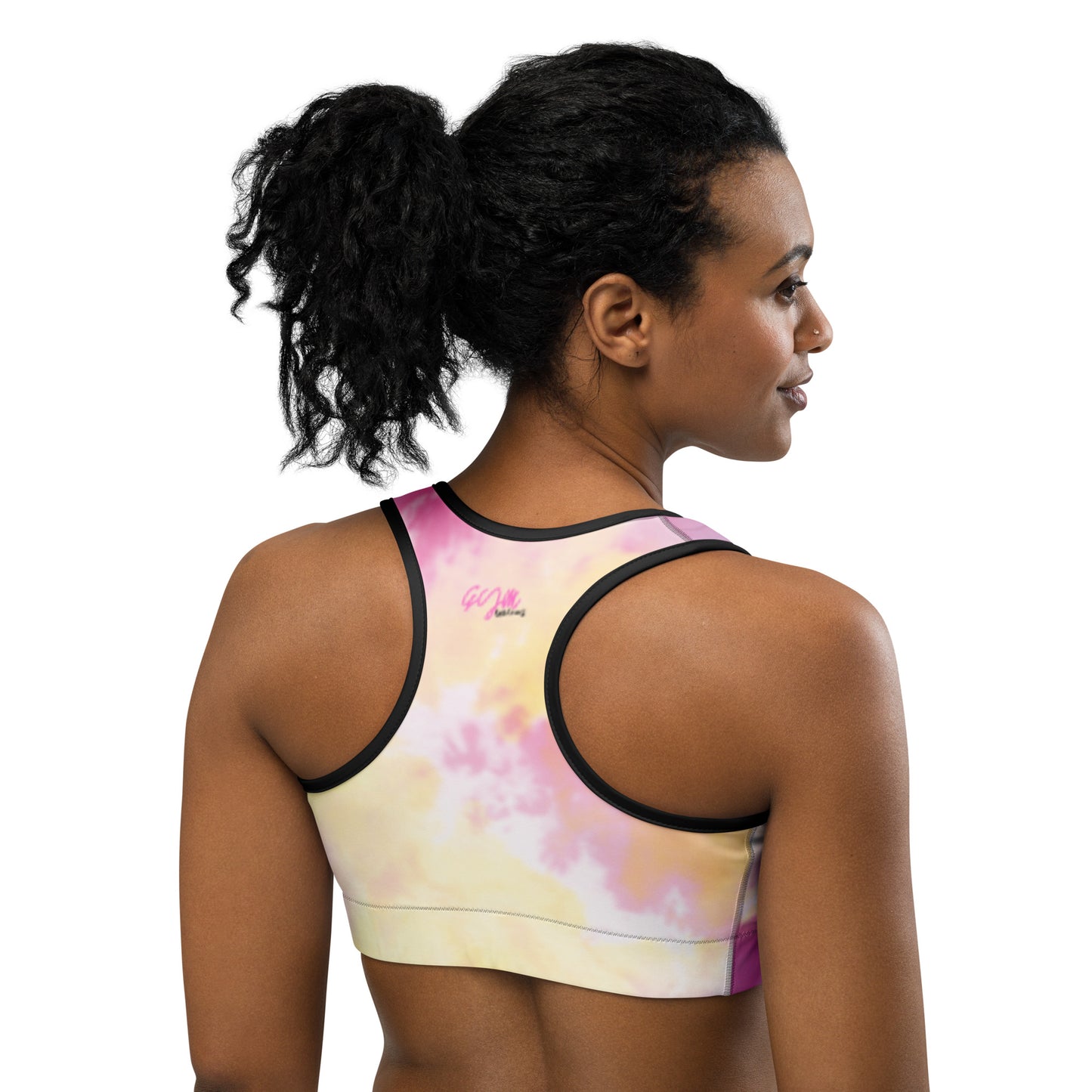 GymWidowz Sports bra - Light Tie Dye