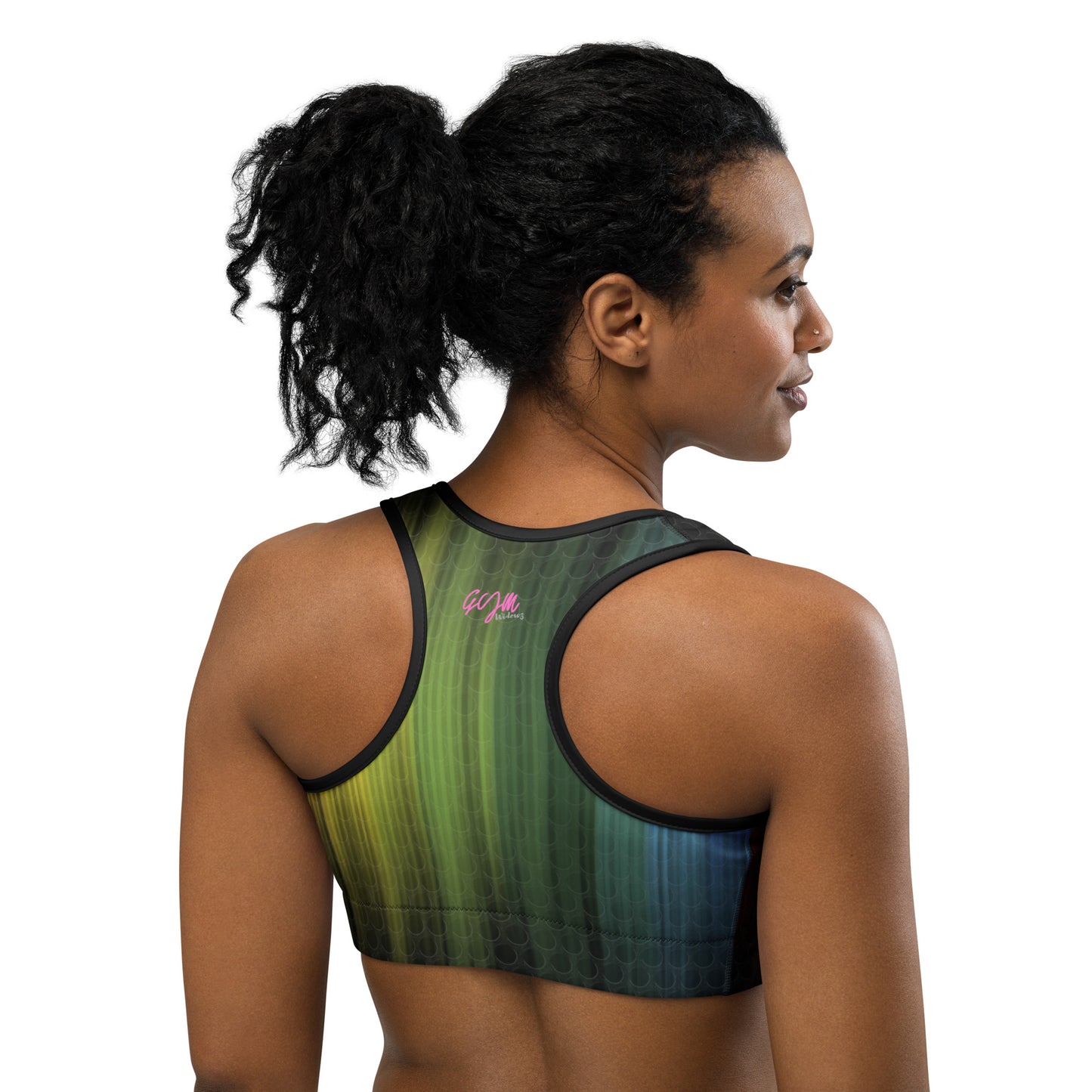 GymWidowz Sports bra - Psychedelic