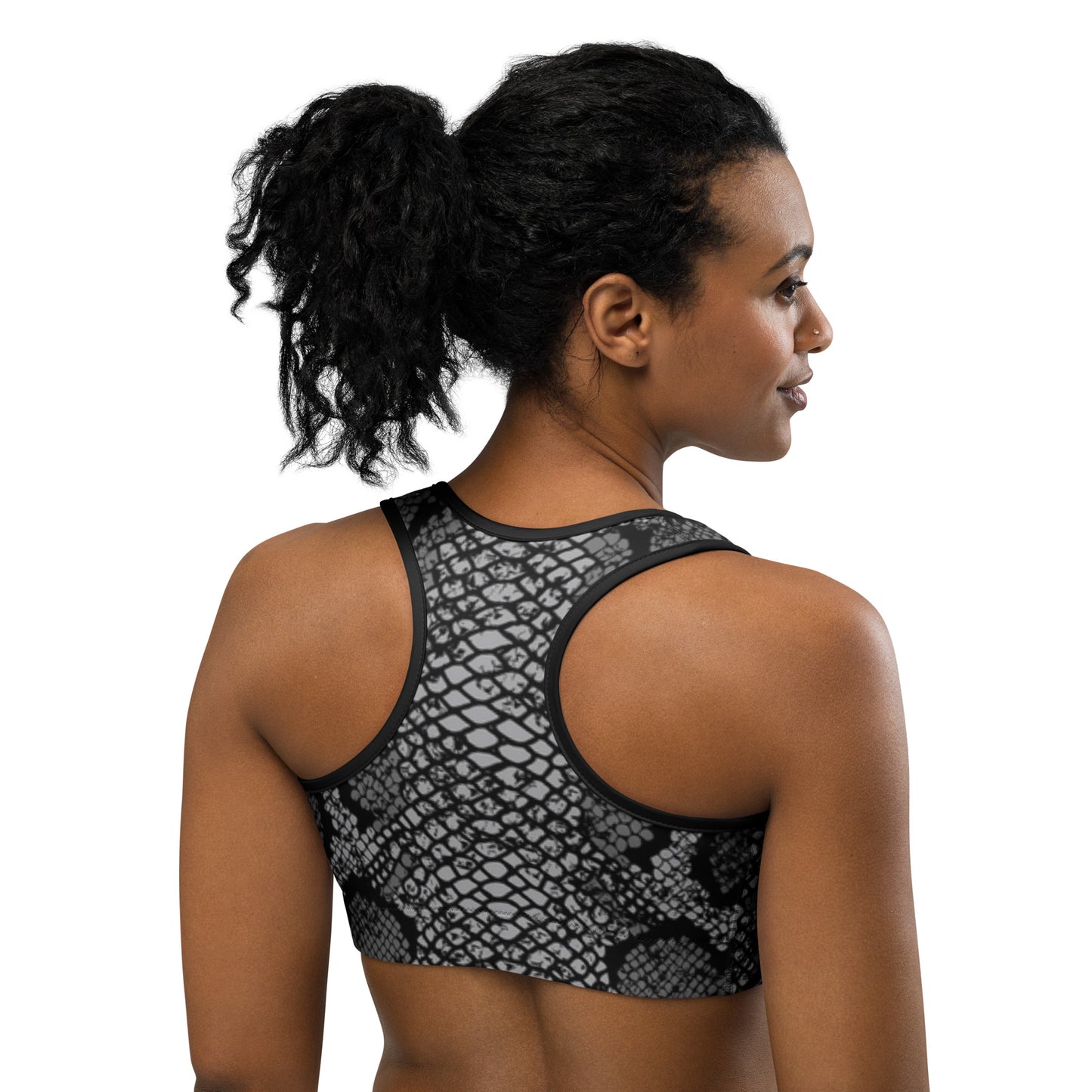 GymWidowz Sports bra - Snakeskin