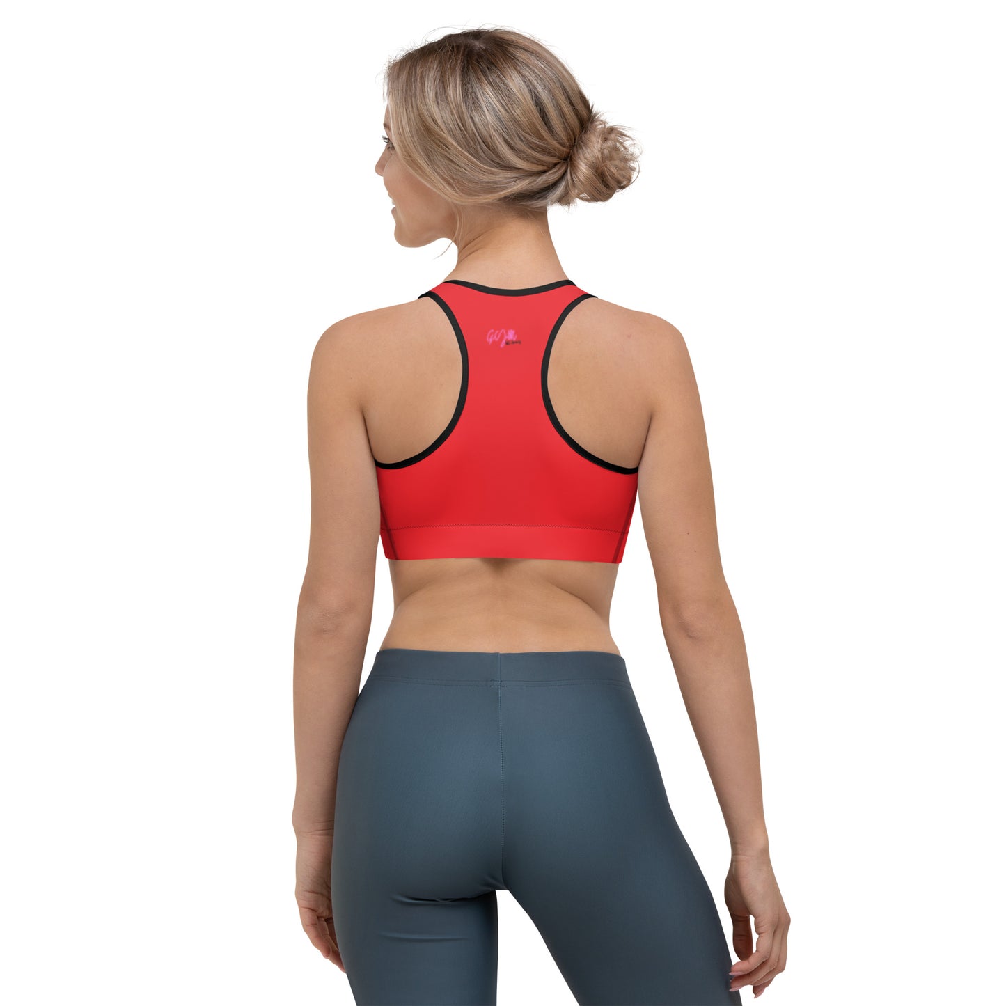 GymWidowz Sports bra - Red