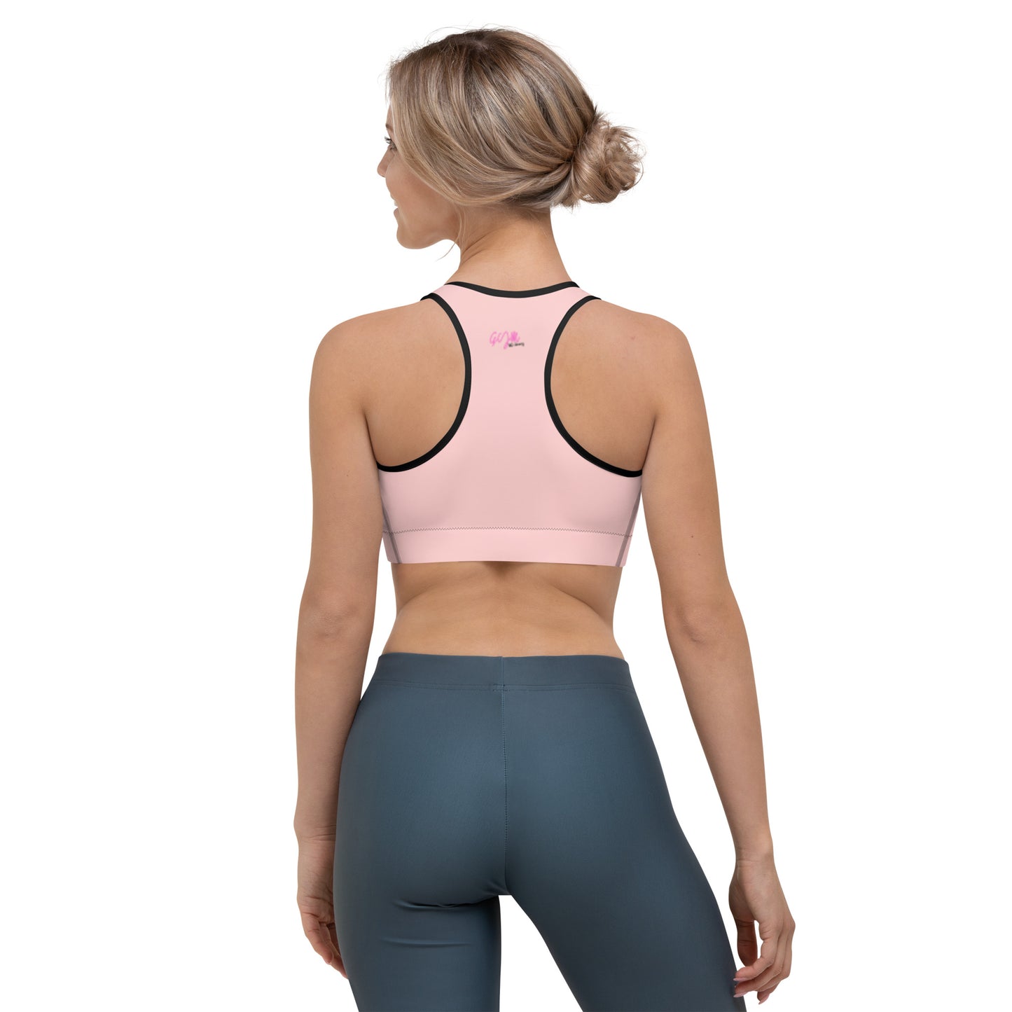 GymWidowz Sports bra - Pink