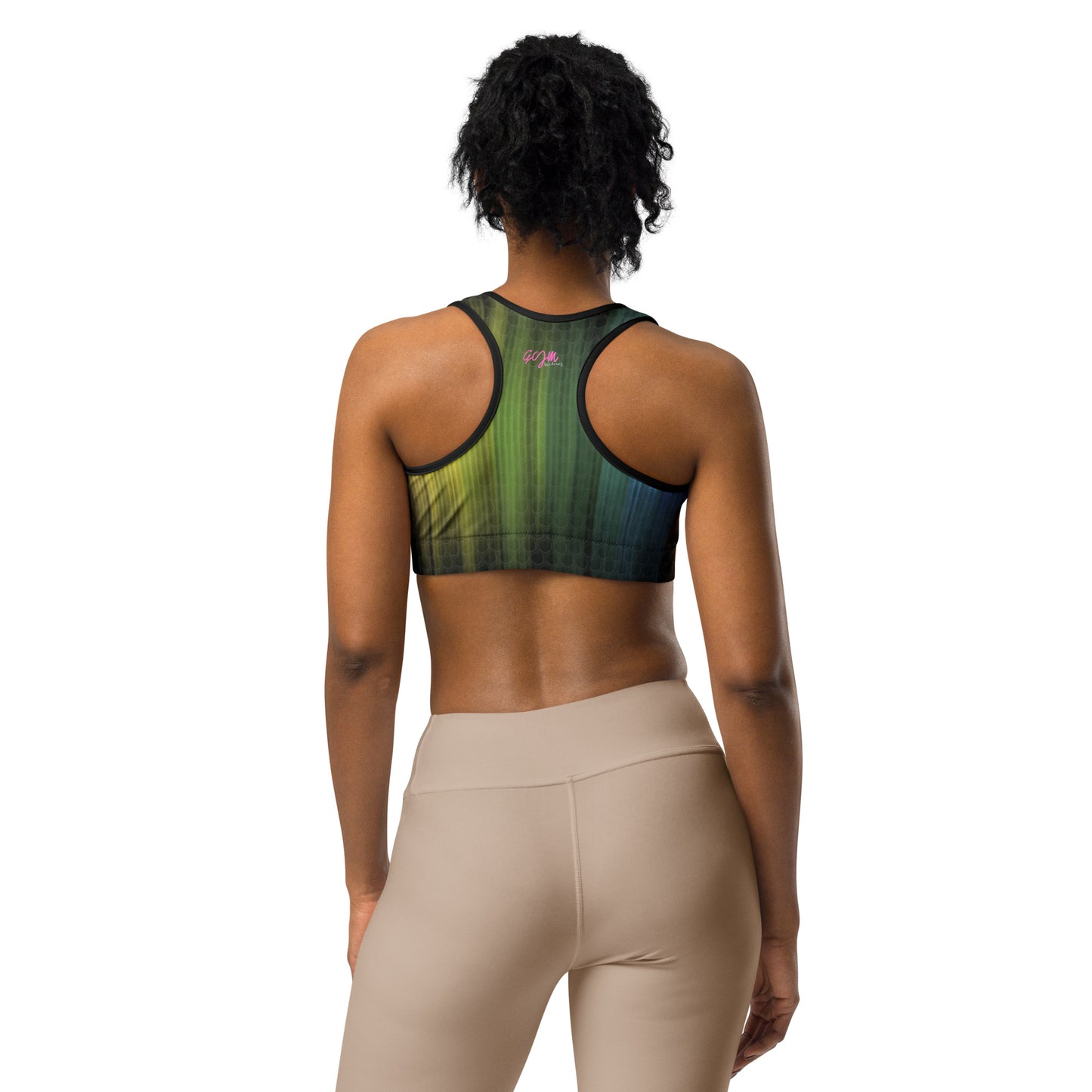 GymWidowz Sports bra - Psychedelic