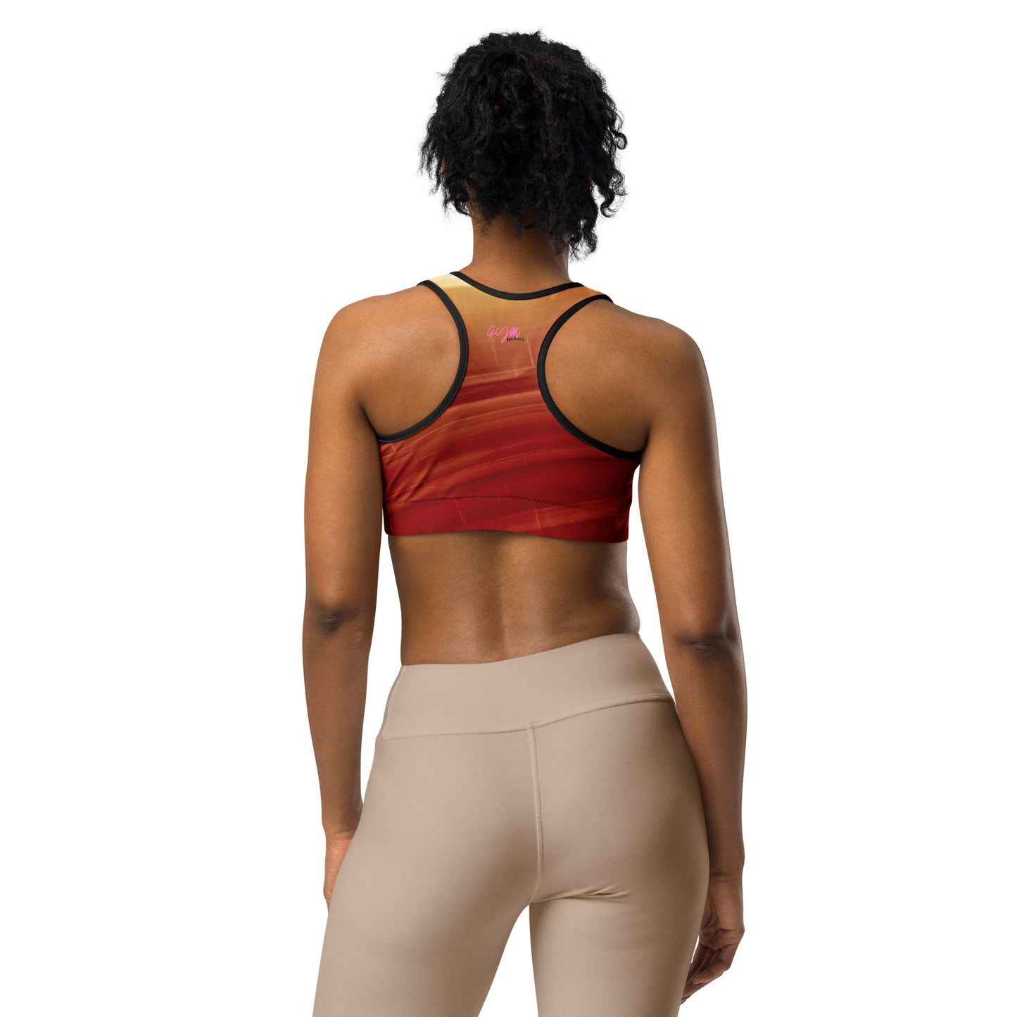 GymWidowz Sports bra - Sandstorm