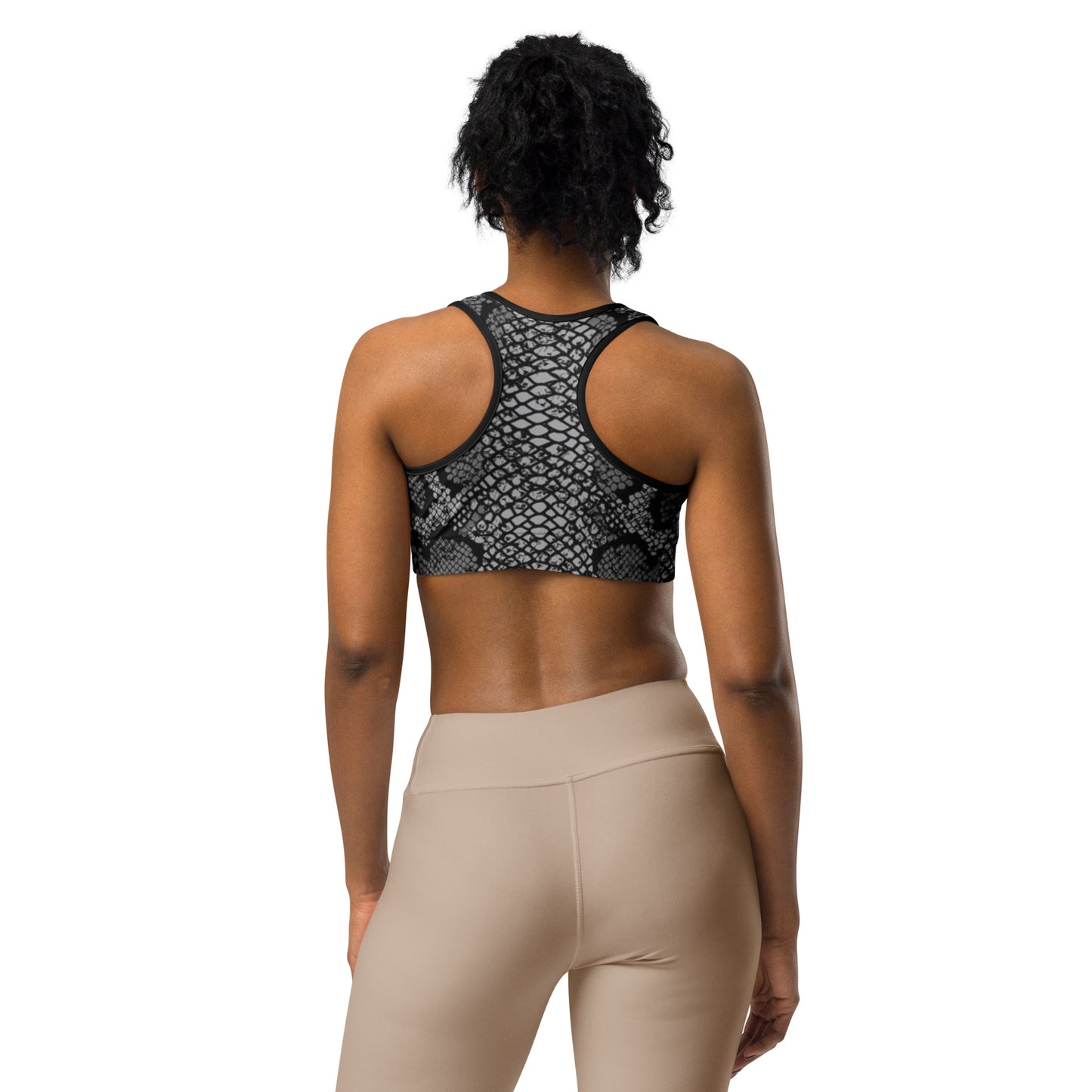 GymWidowz Sports bra - Snakeskin