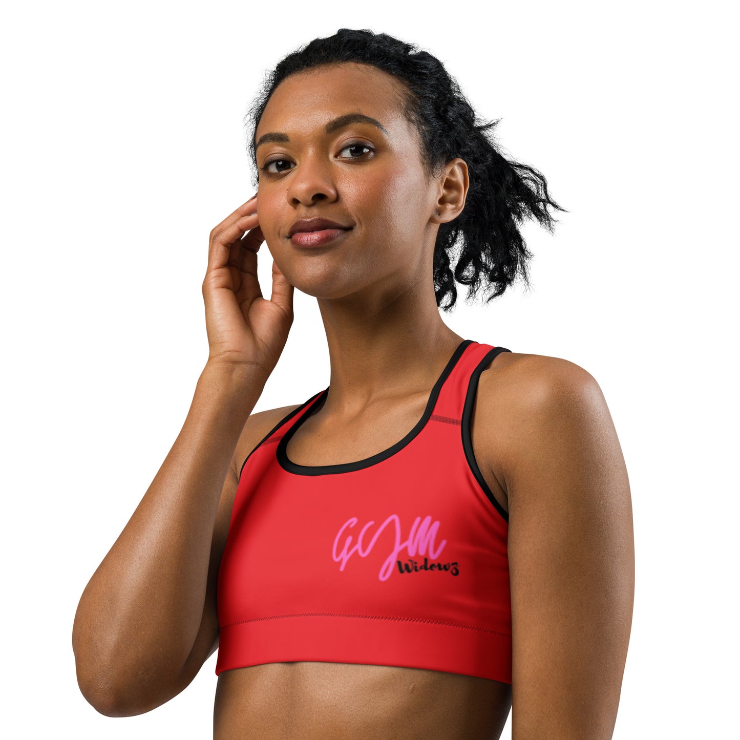 GymWidowz Sports bra - Red