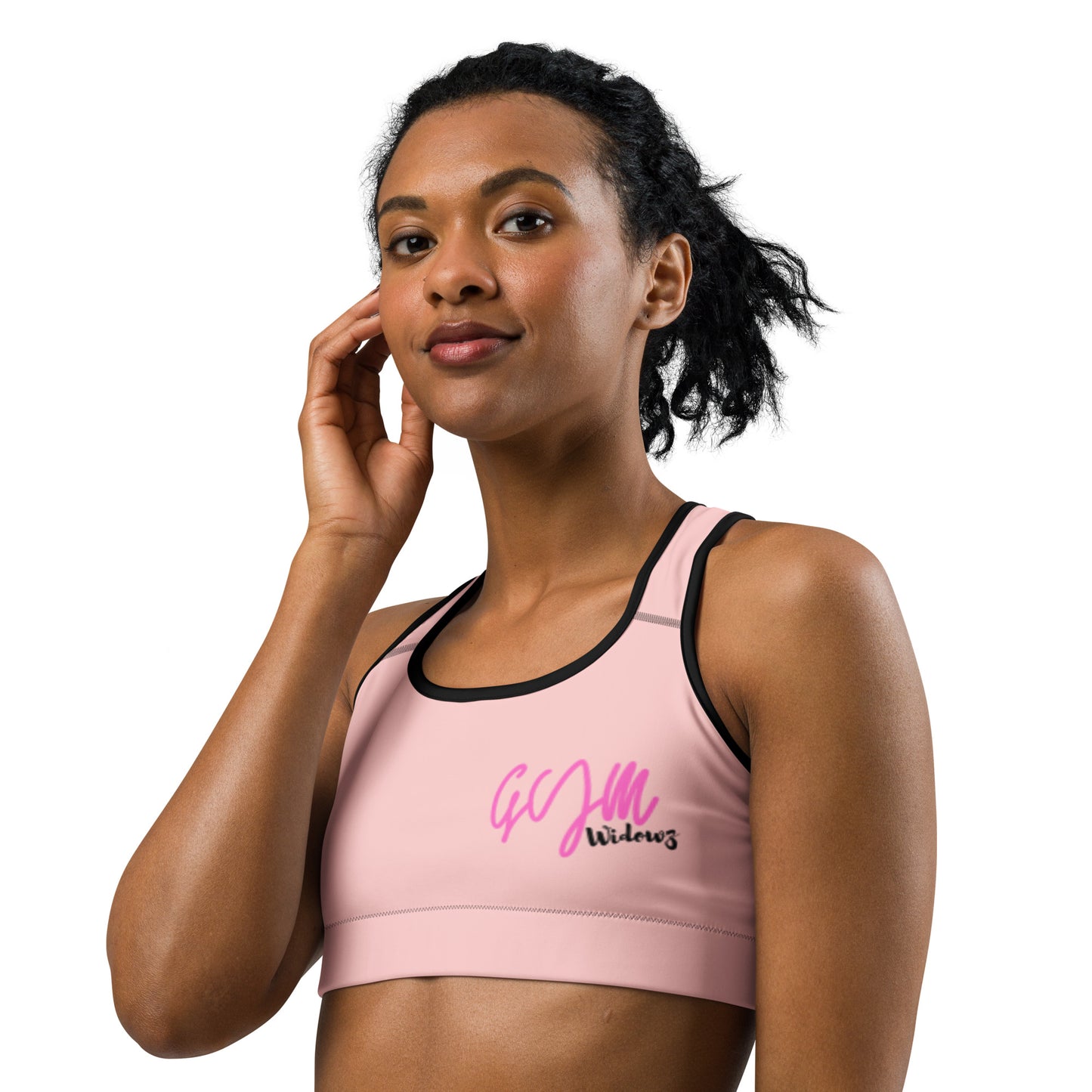 GymWidowz Sports bra - Pink