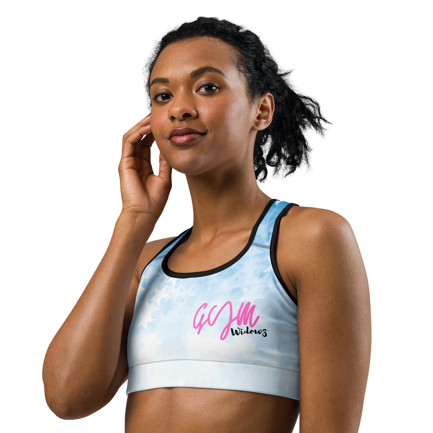 GymWidowz Sports bra - Stars