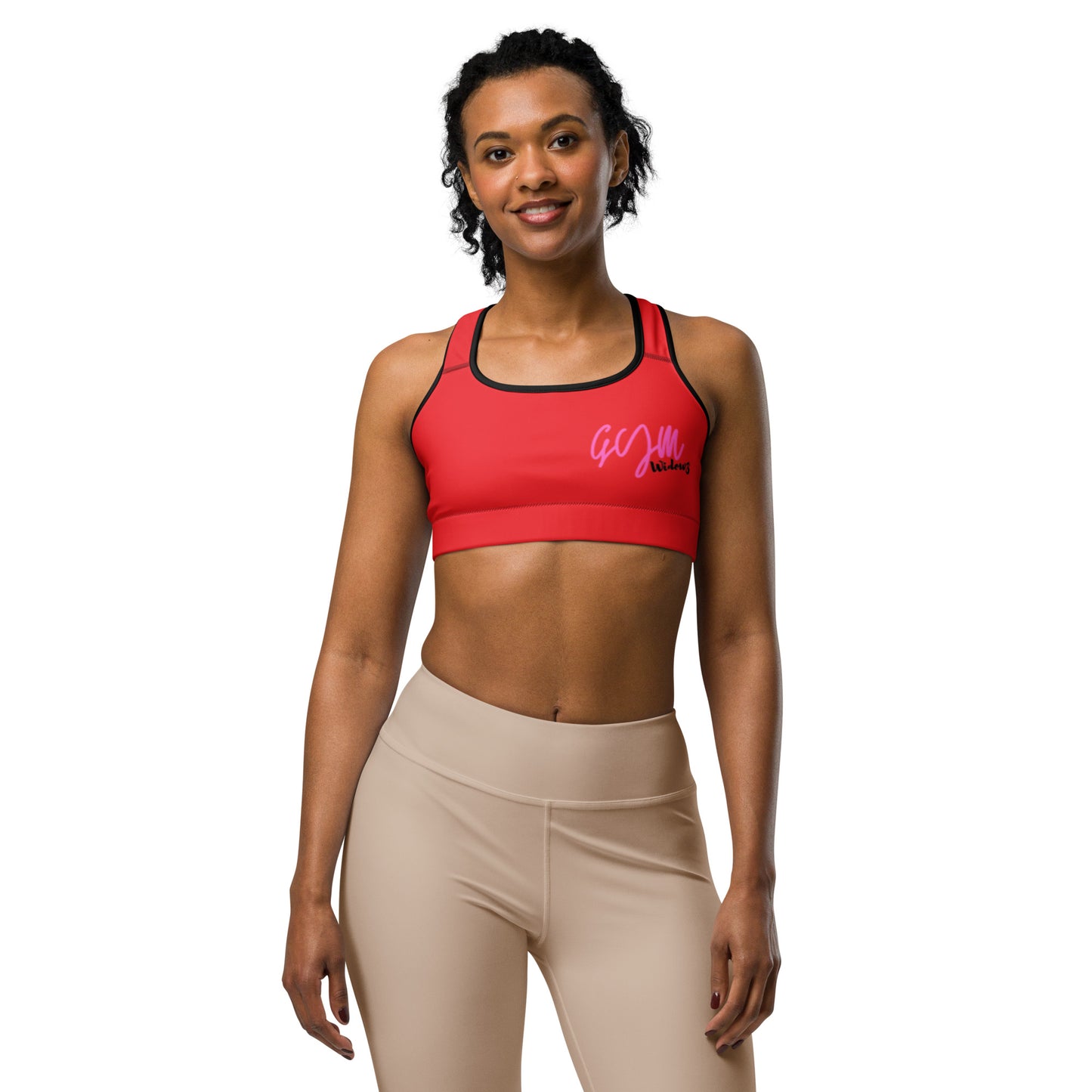 GymWidowz Sports bra - Red