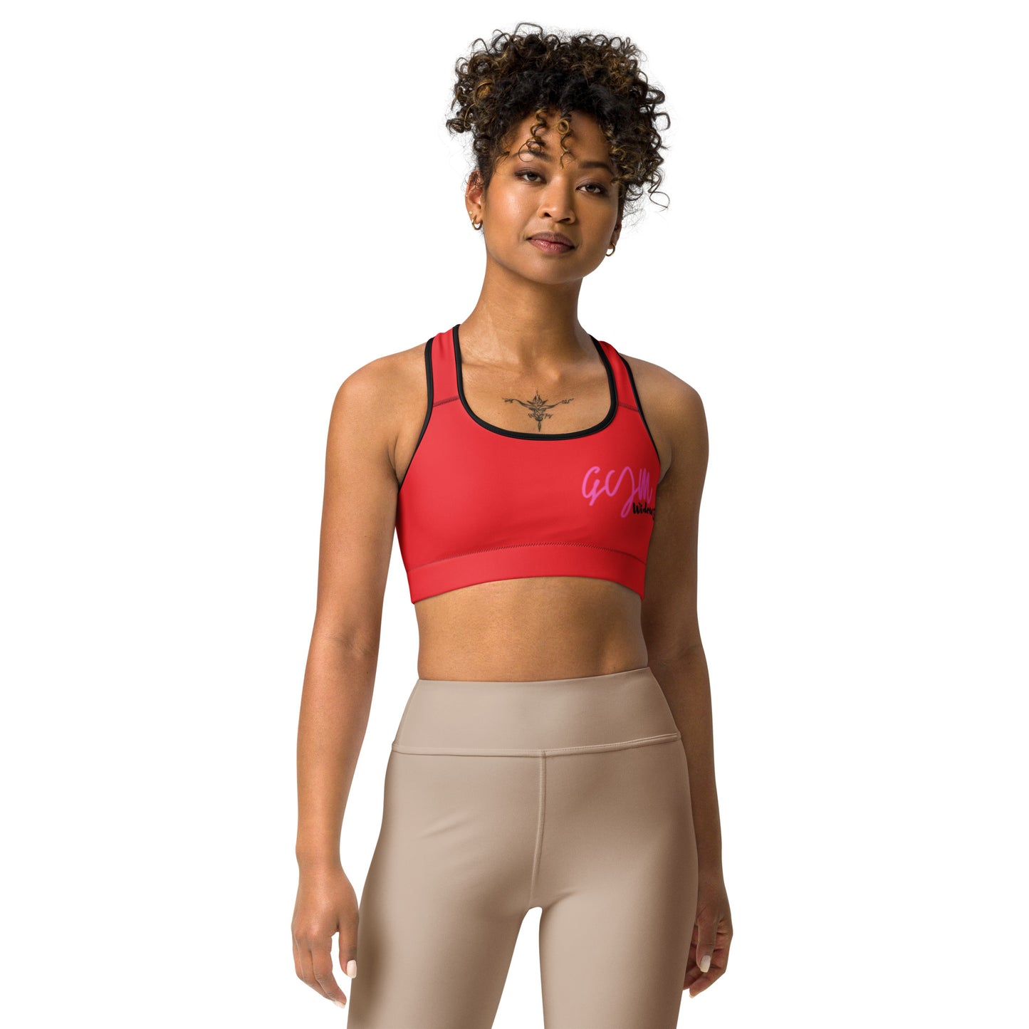 GymWidowz Sports bra - Red