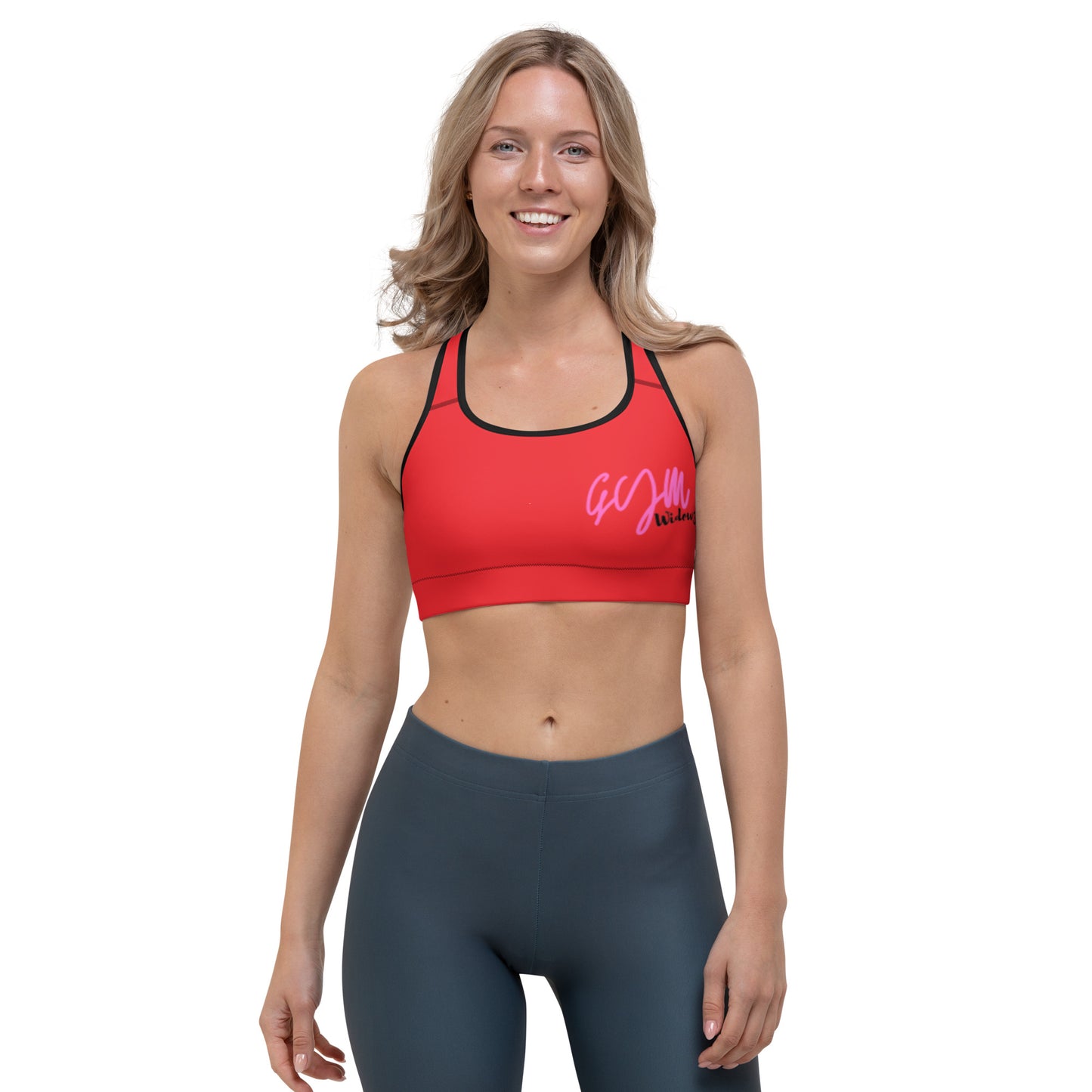 GymWidowz Sports bra - Red