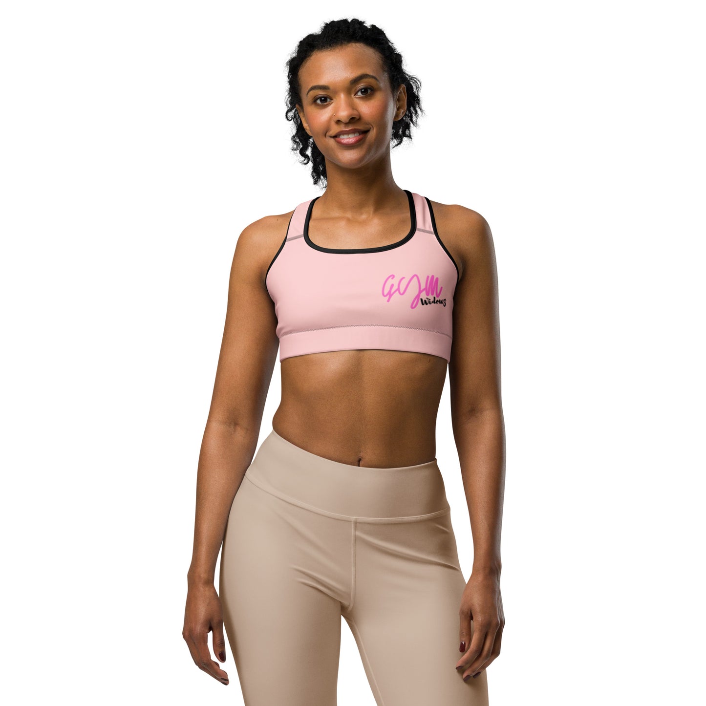 GymWidowz Sports bra - Pink