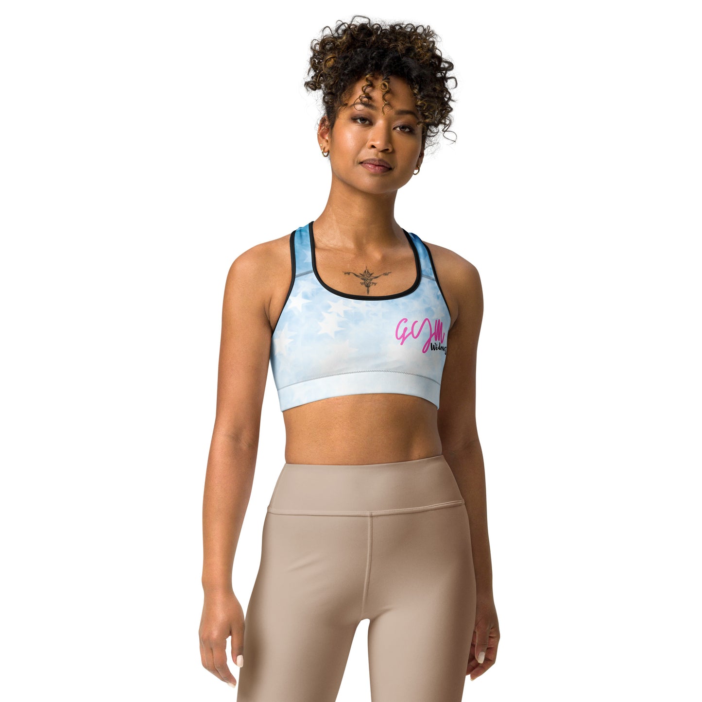 GymWidowz Sports bra - Stars