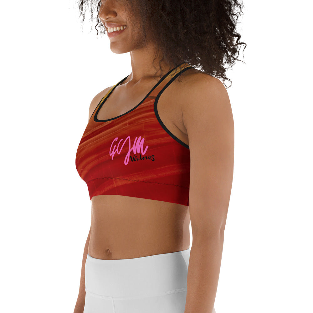 GymWidowz Sports bra - Sandstorm