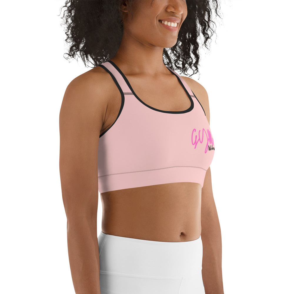 GymWidowz Sports bra - Pink