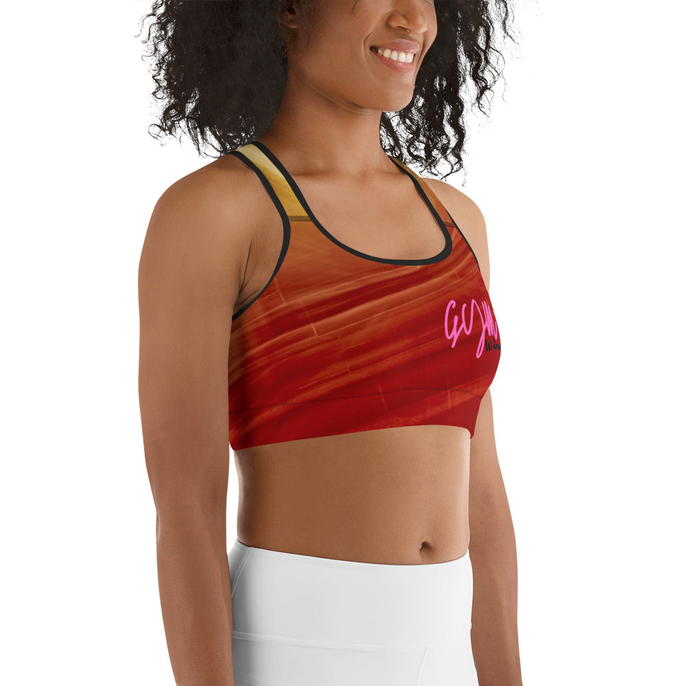 GymWidowz Sports bra - Sandstorm