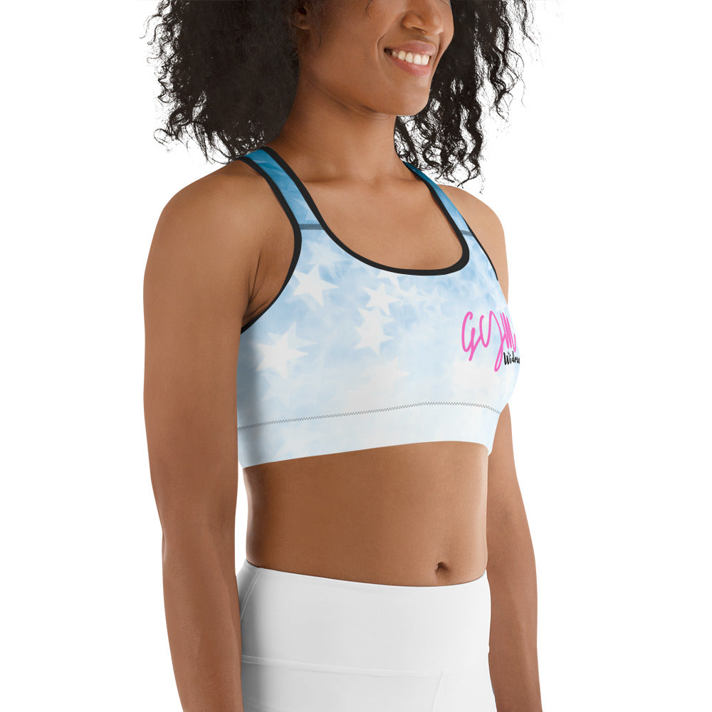 GymWidowz Sports bra - Stars