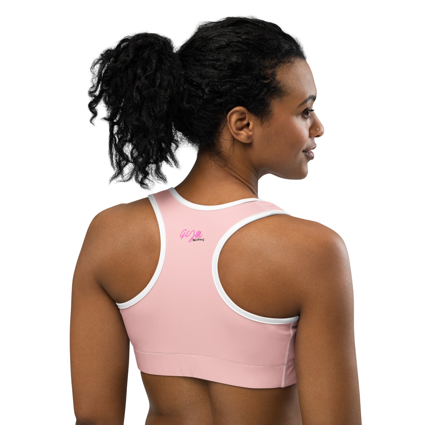 GymWidowz Sports bra - Pink