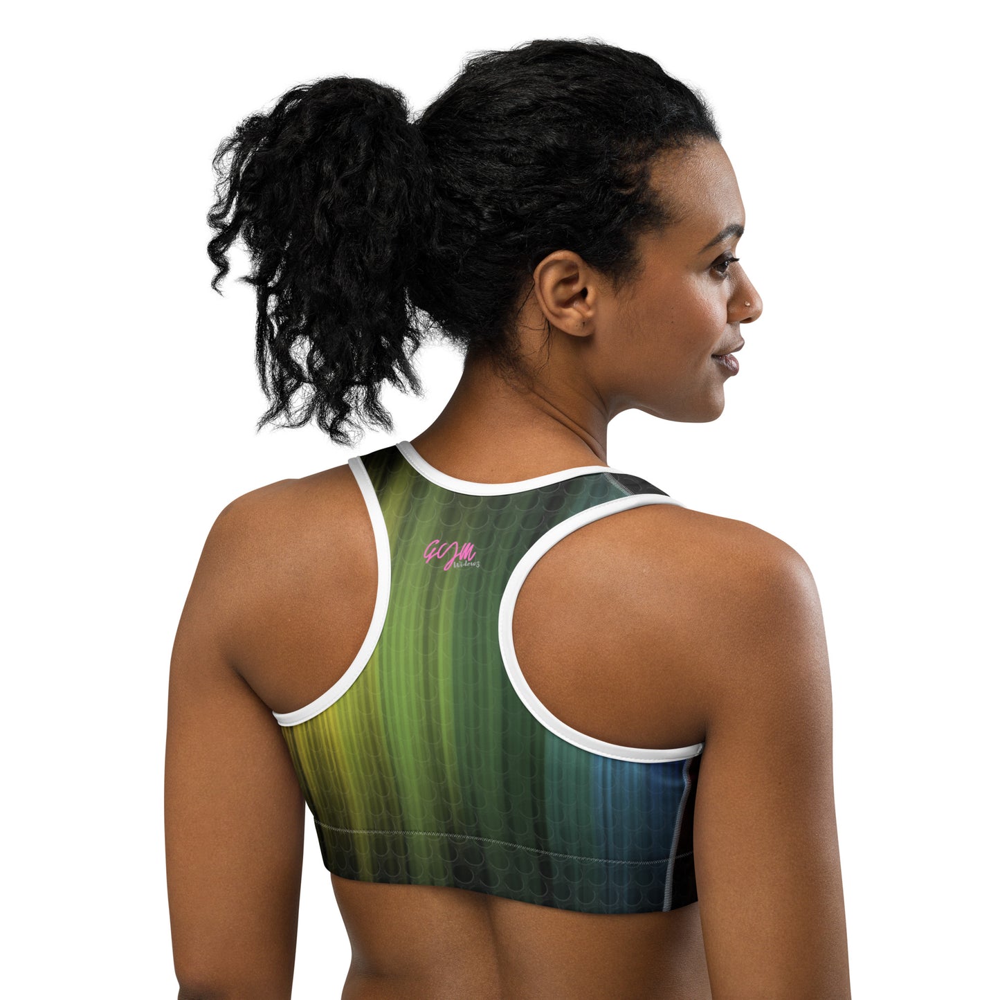 GymWidowz Sports bra - Psychedelic