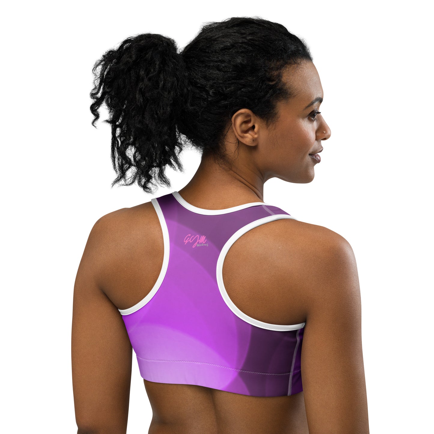 GymWidowz Sports bra - Shades of Purple