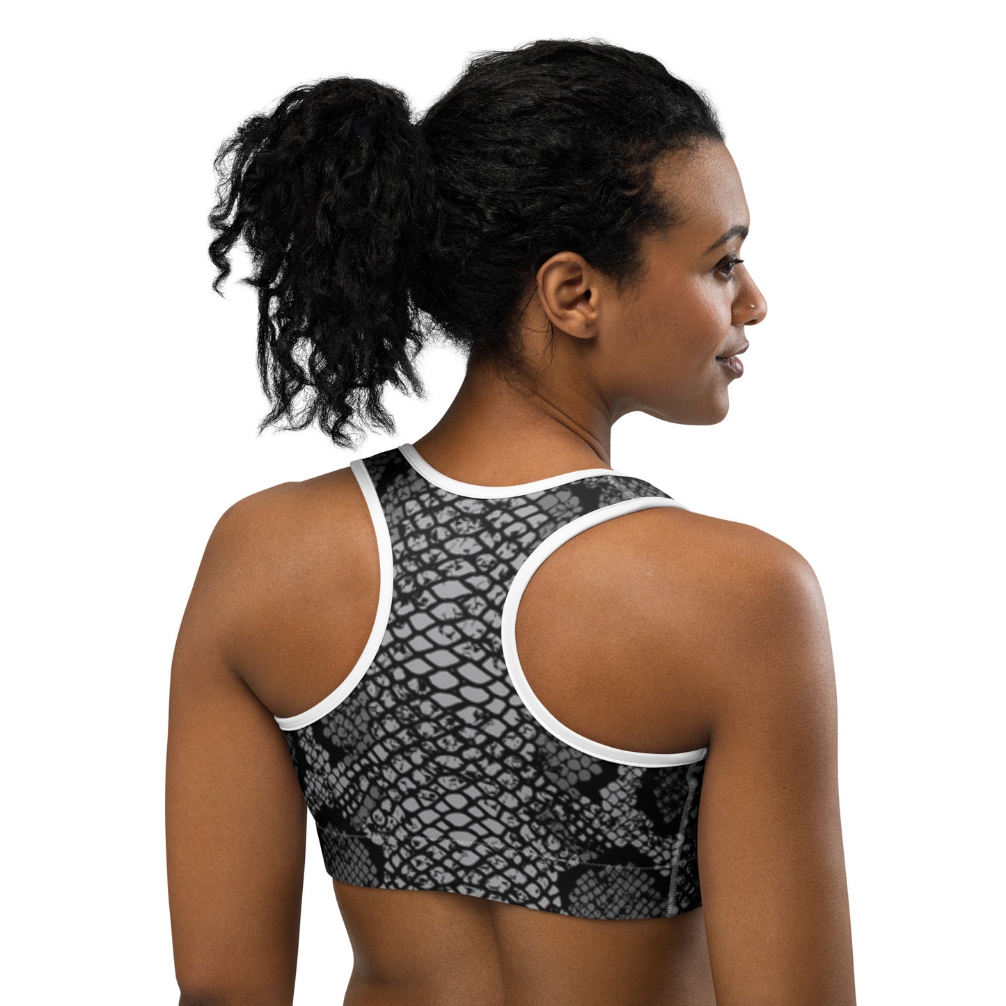 GymWidowz Sports bra - Snakeskin