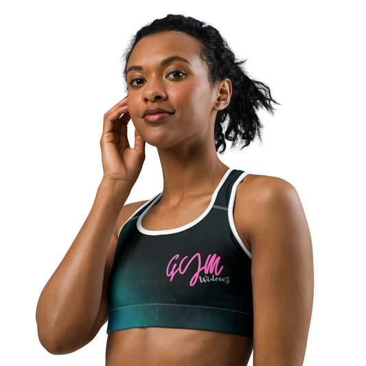 GymWidowz Sports bra - Deep Sea