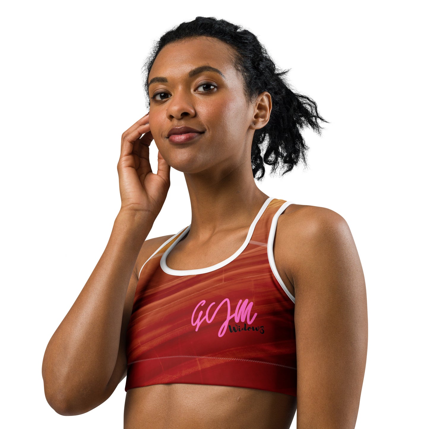 GymWidowz Sports bra - Sandstorm