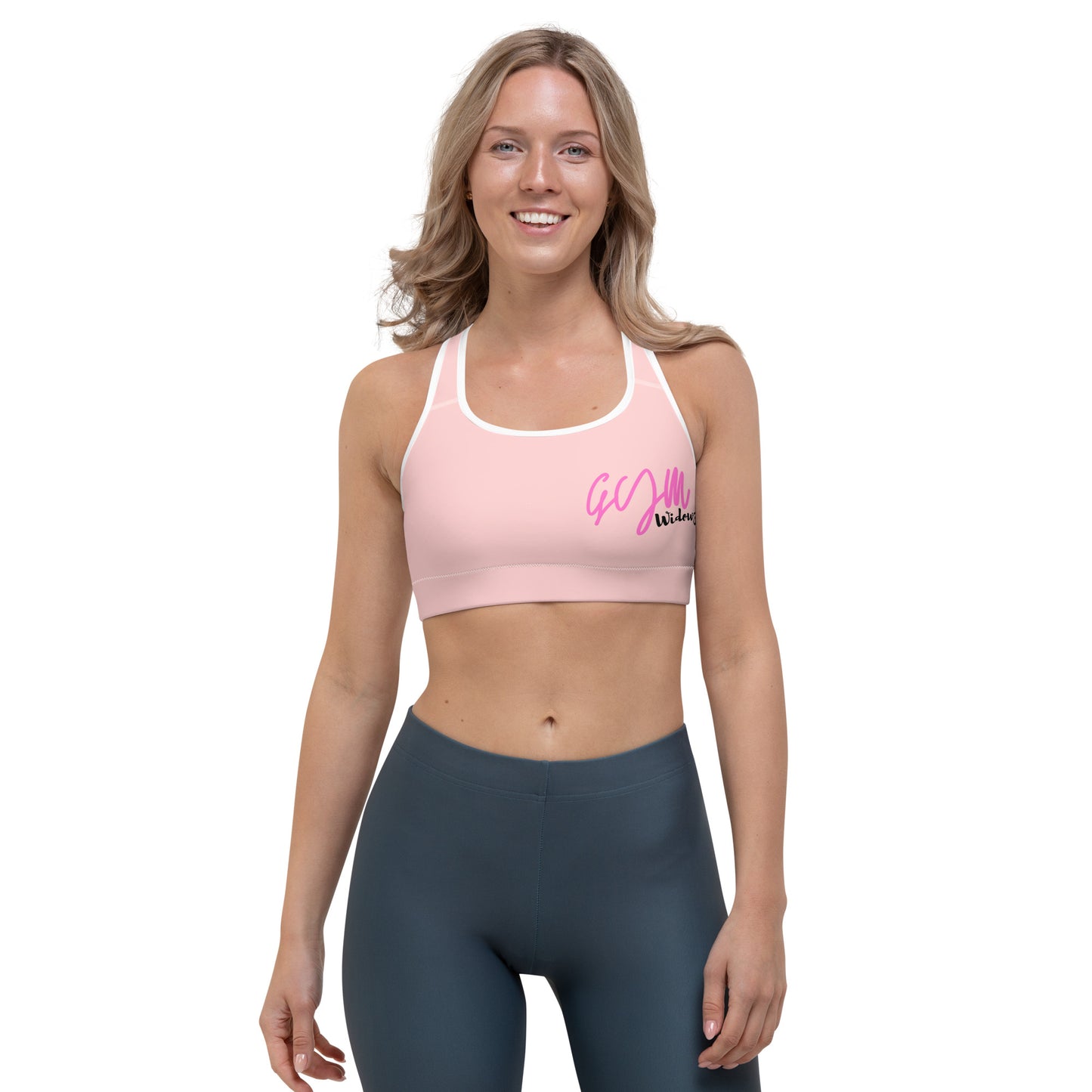 GymWidowz Sports bra - Pink