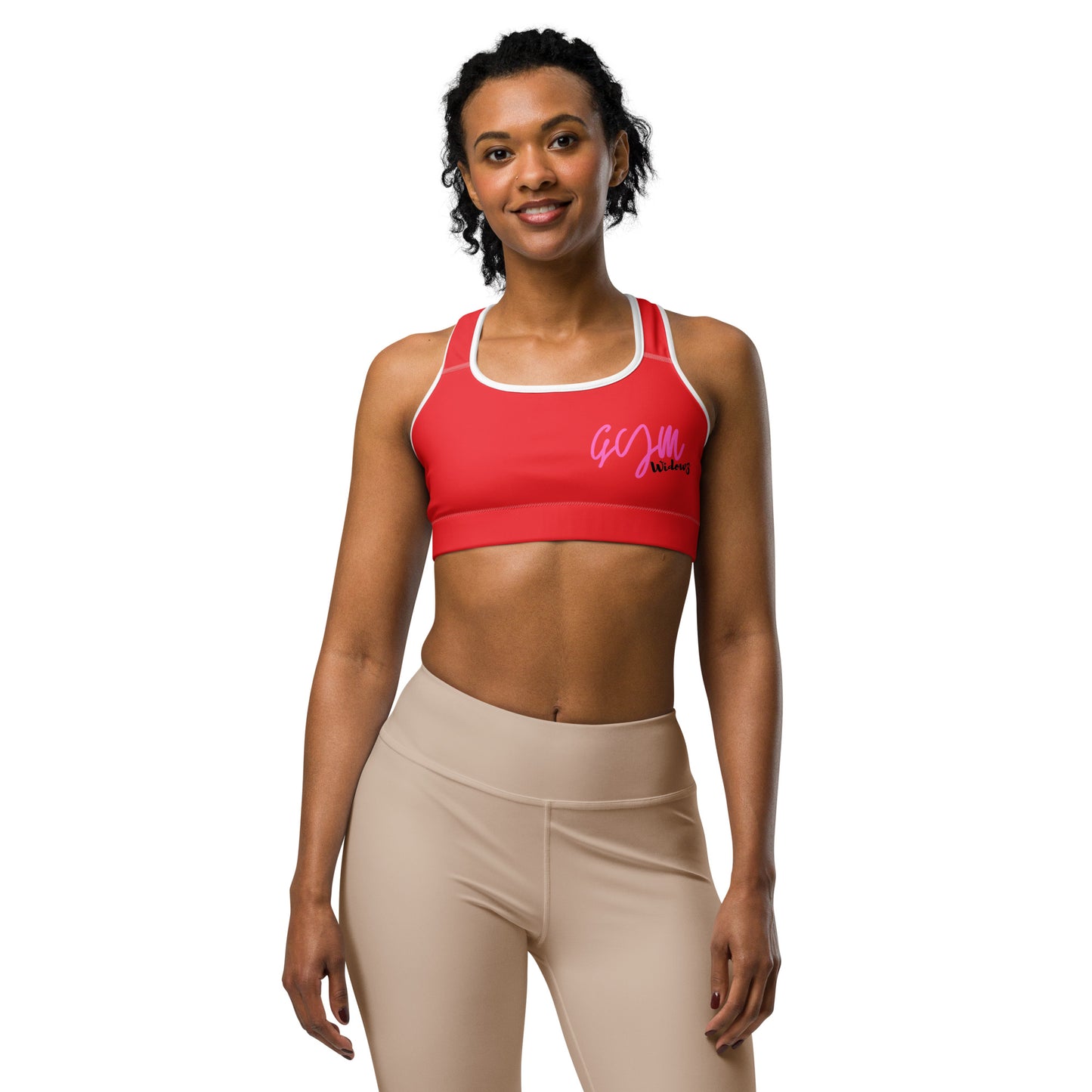 GymWidowz Sports bra - Red