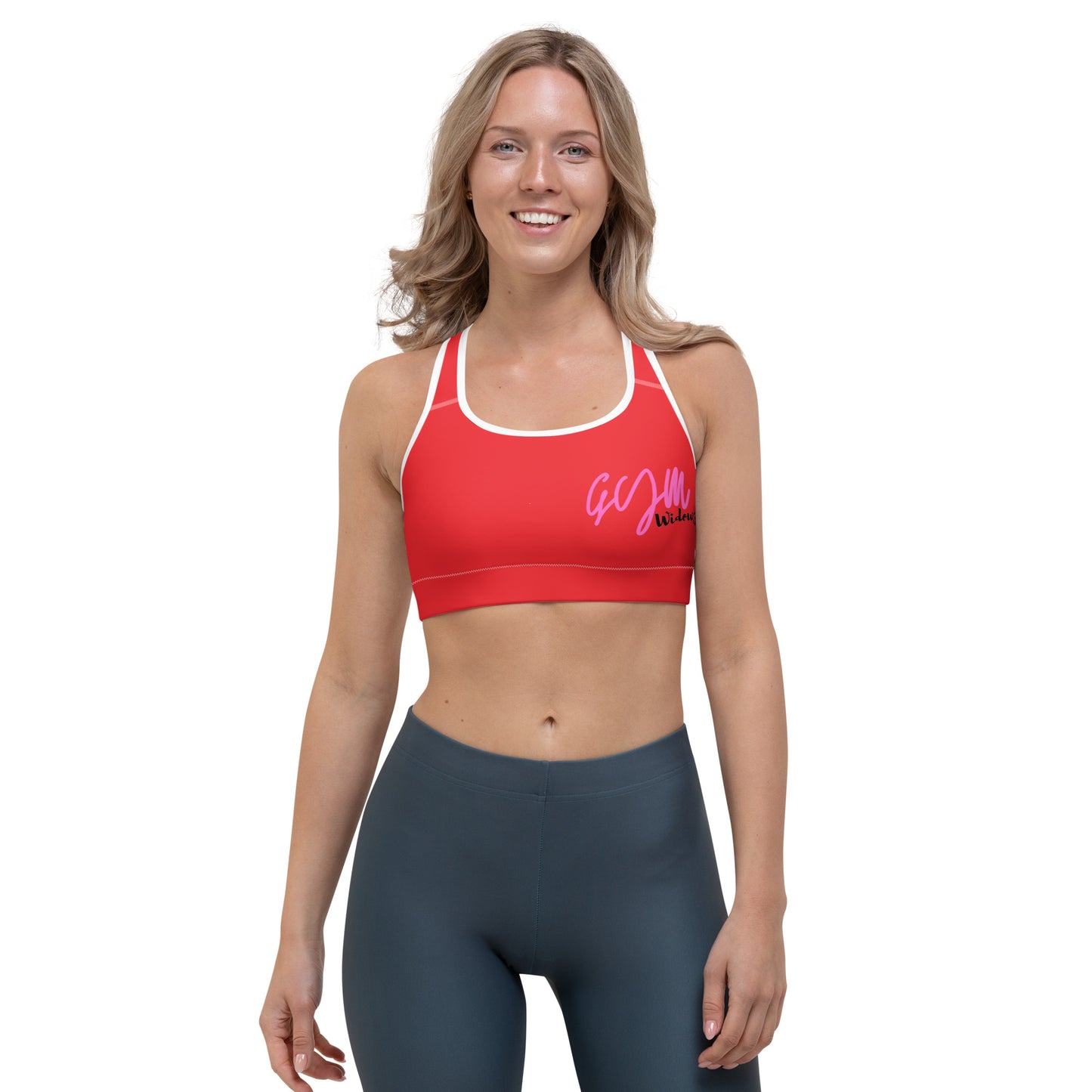 GymWidowz Sports bra - Red