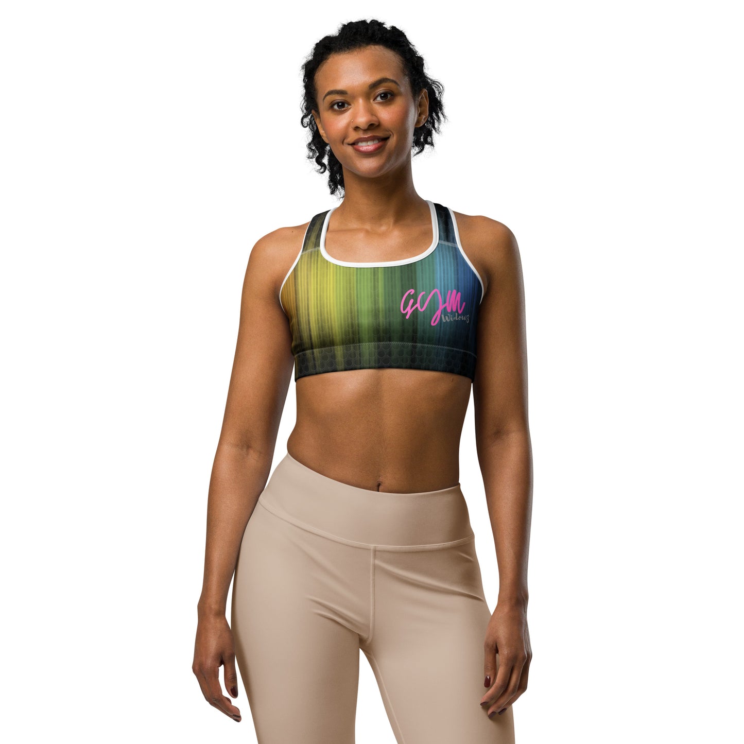 GymWidowz Sports bra - Psychedelic