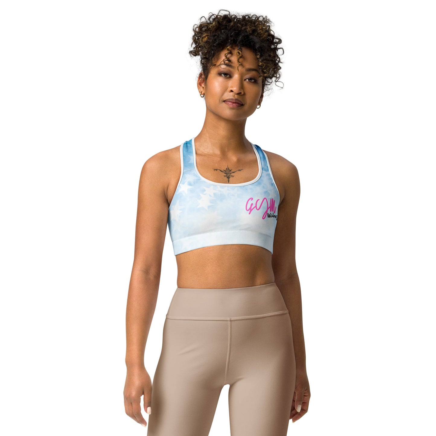 GymWidowz Sports bra - Stars