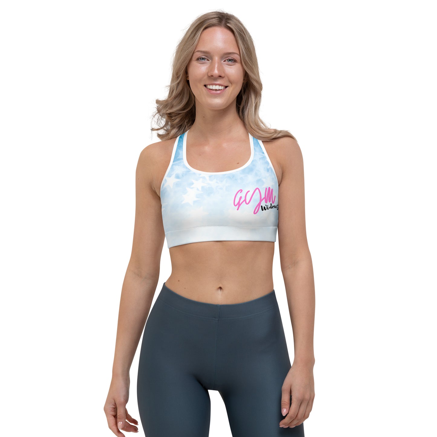 GymWidowz Sports bra - Stars