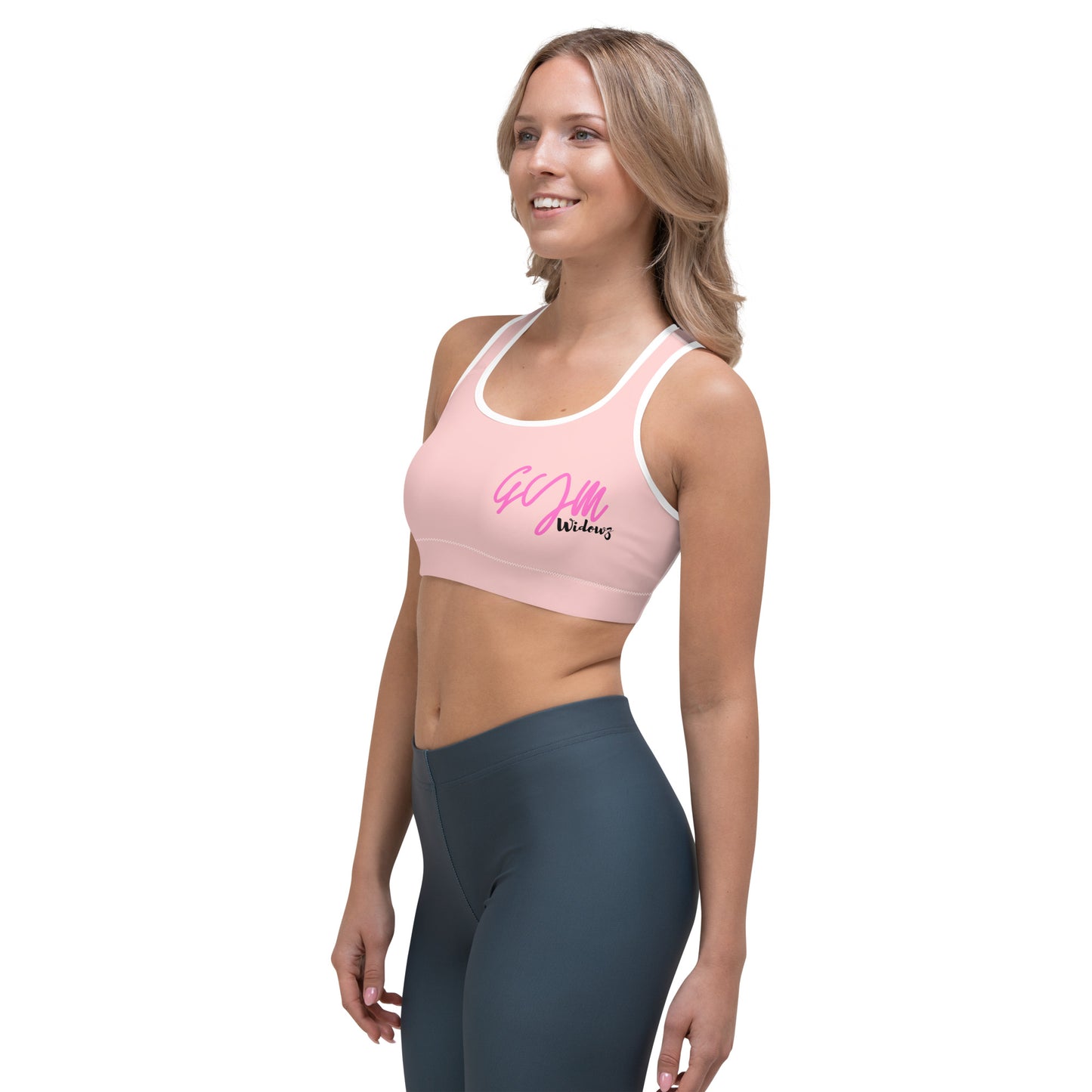 GymWidowz Sports bra - Pink