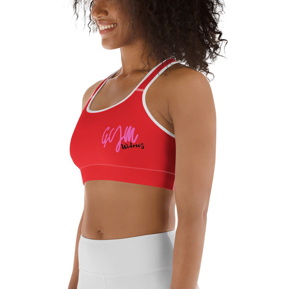 GymWidowz Sports bra - Red