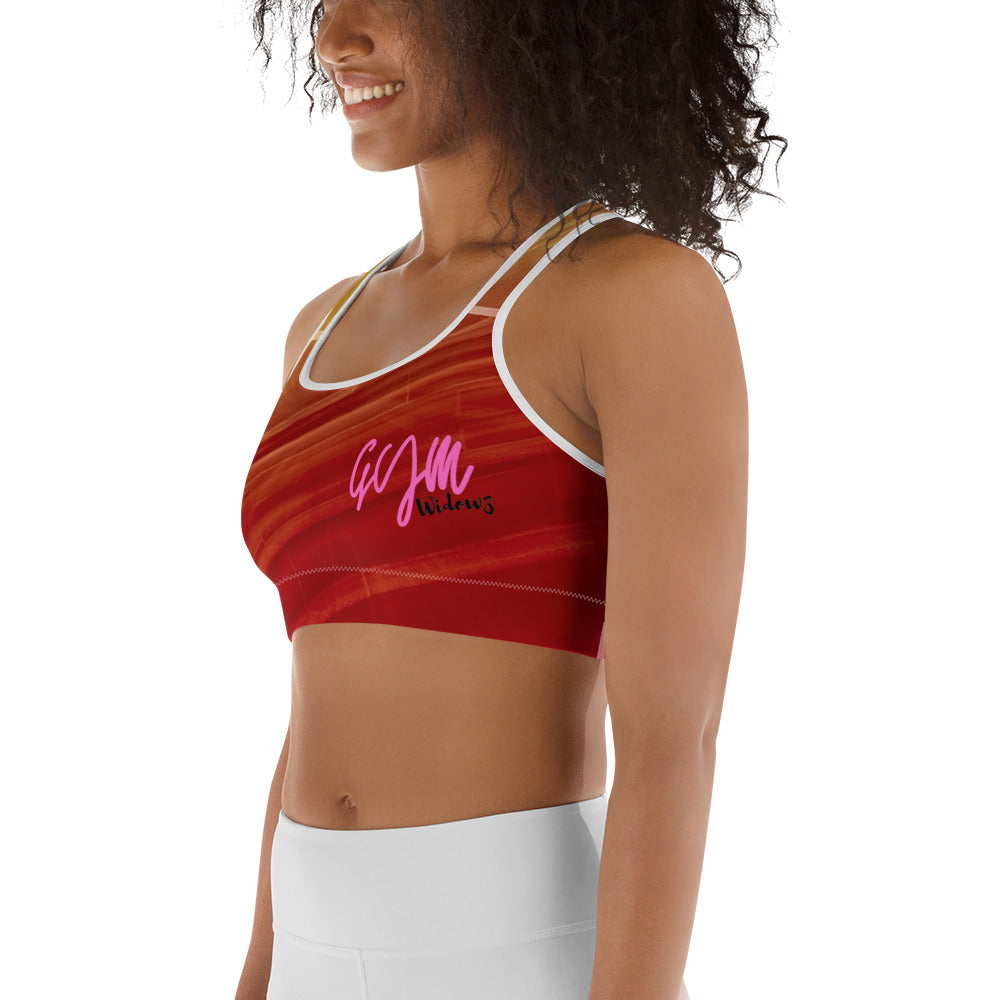 GymWidowz Sports bra - Sandstorm