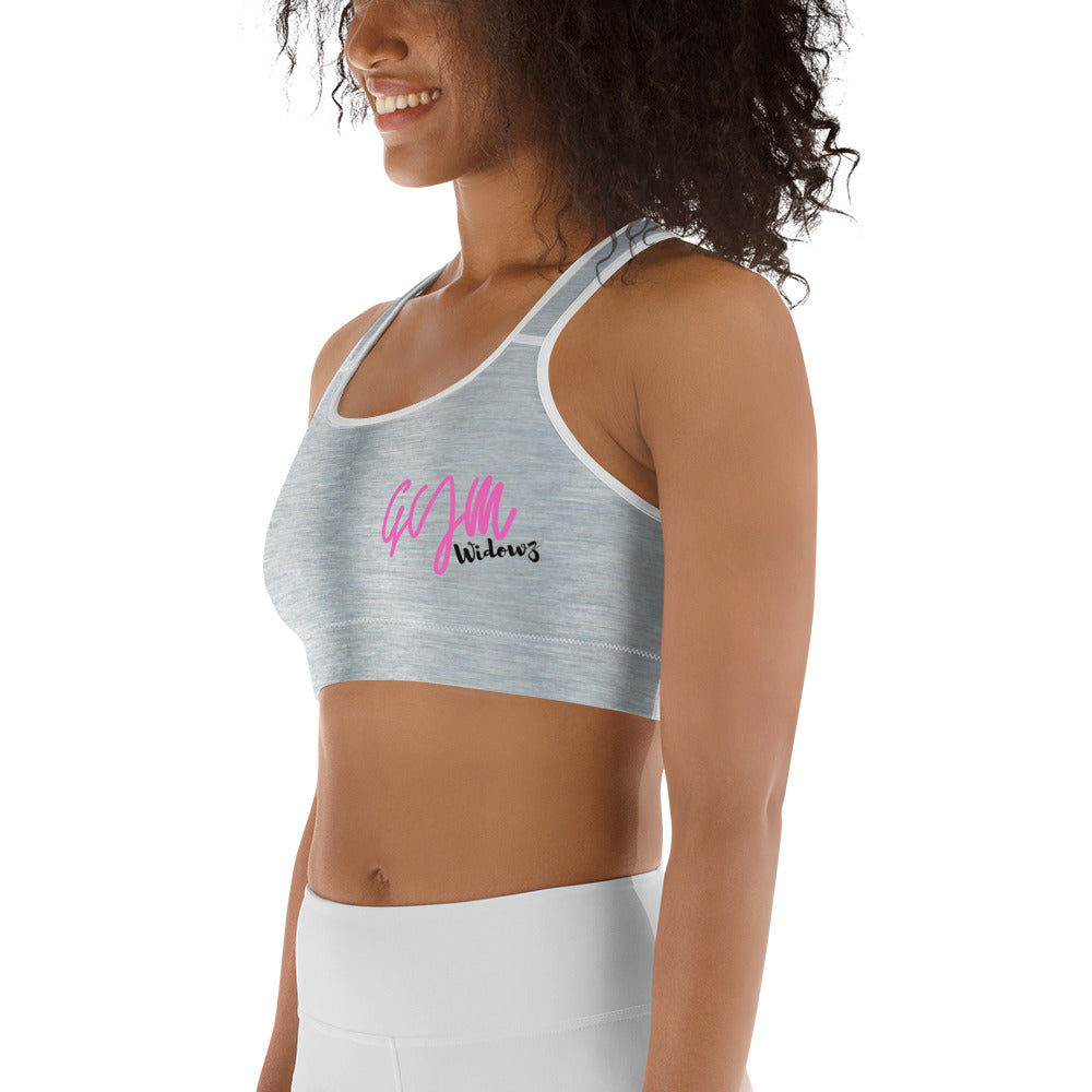 GymWidowz Sports bra - Brushed Alloy