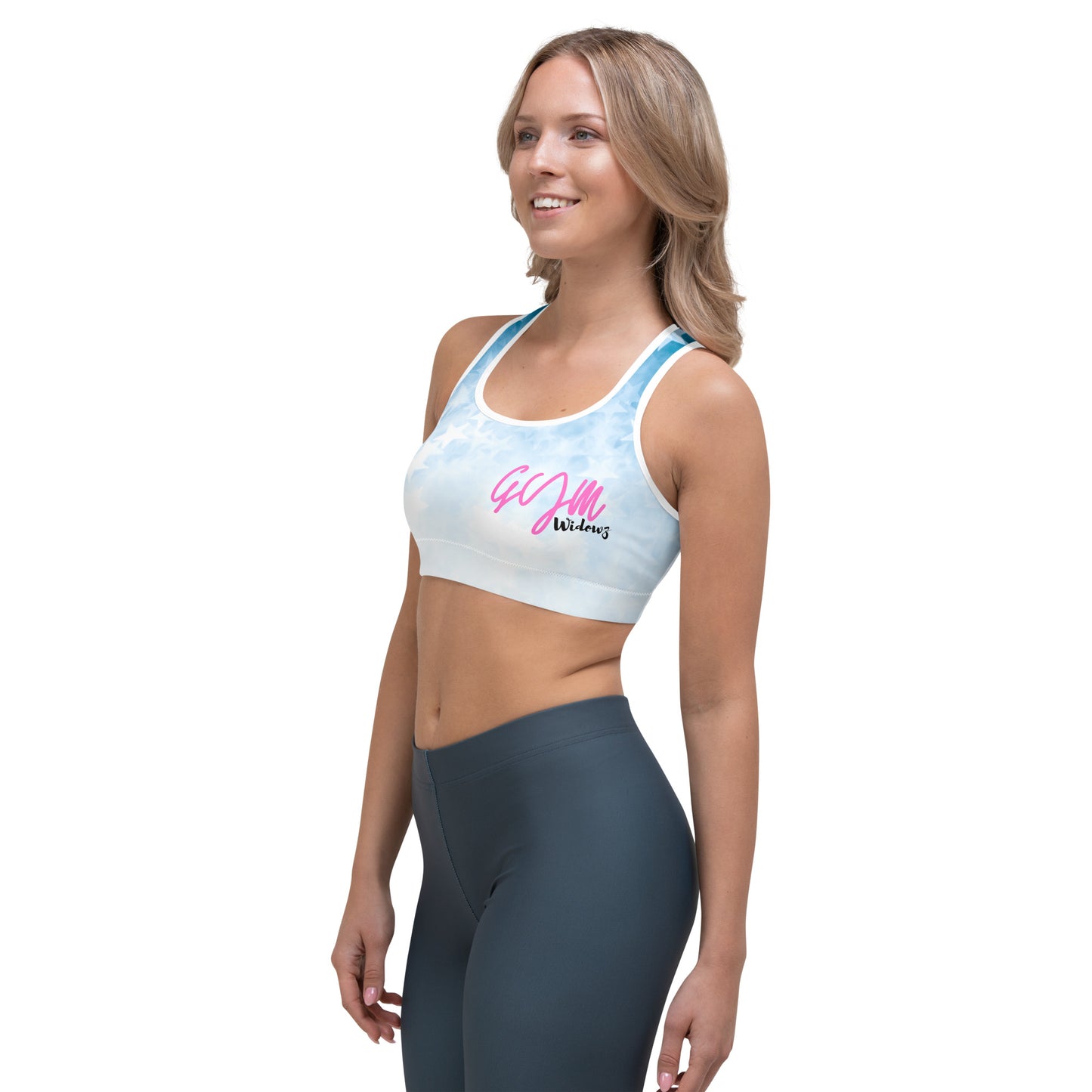 GymWidowz Sports bra - Stars