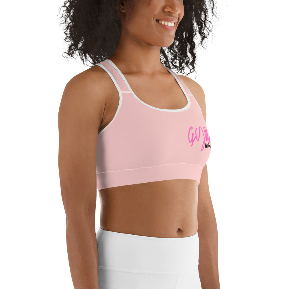 GymWidowz Sports bra - Pink