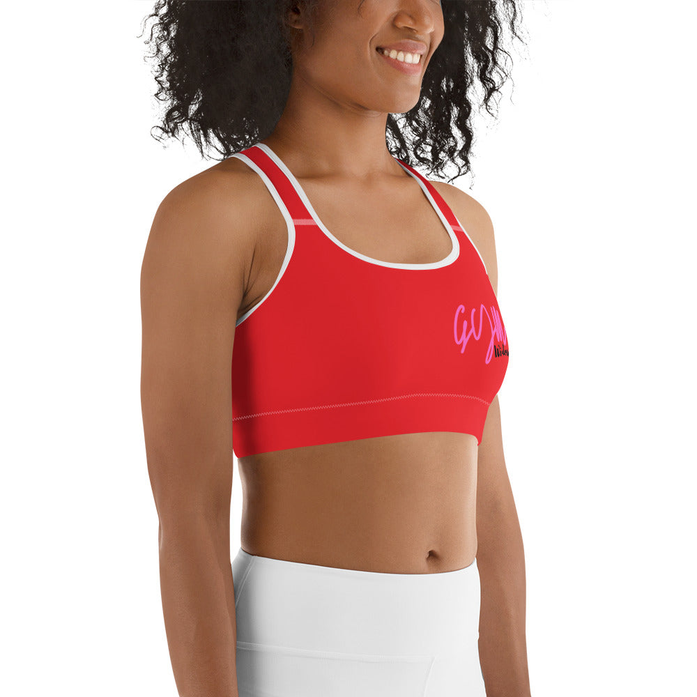 GymWidowz Sports bra - Red