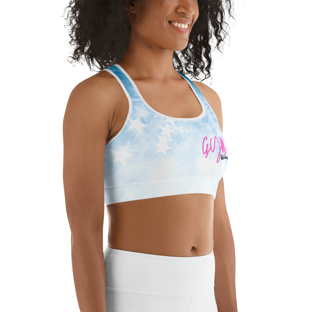 GymWidowz Sports bra - Stars