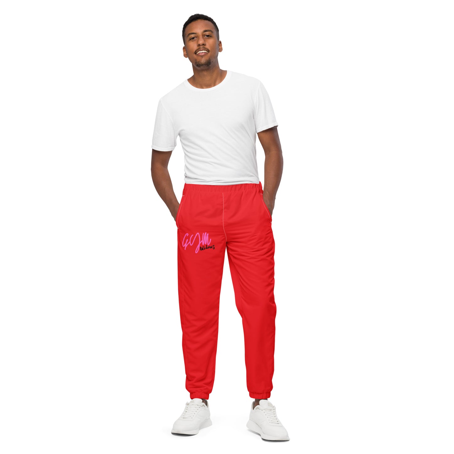 GymWidowz unisex track pants - Red