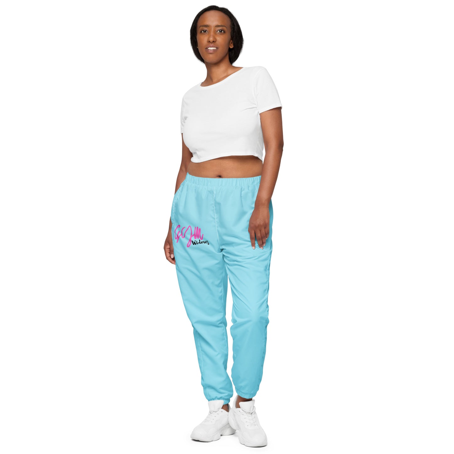 GymWidowz unisex track pants - Light Blue