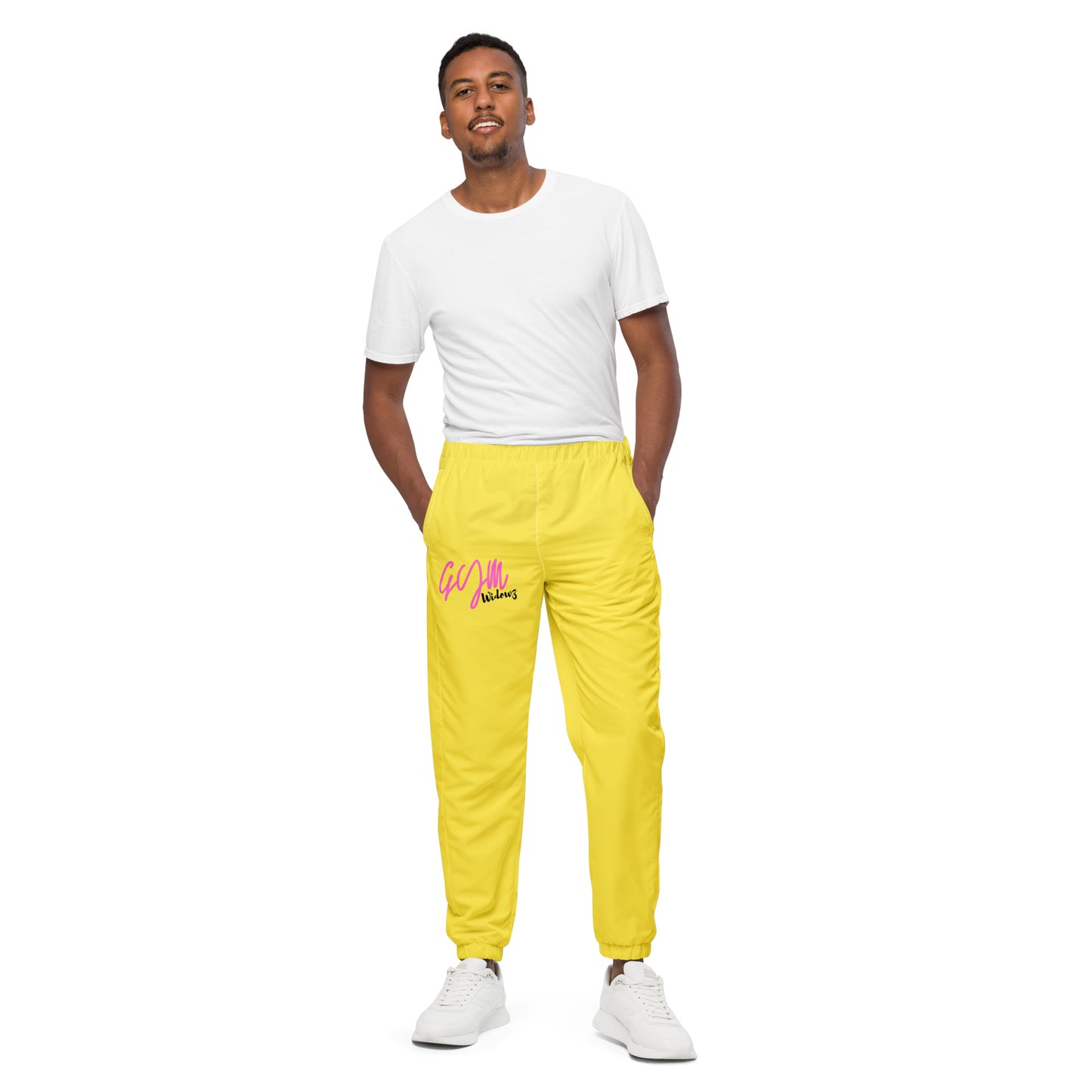 GymWidowz unisex track pants - Daisy Yellow