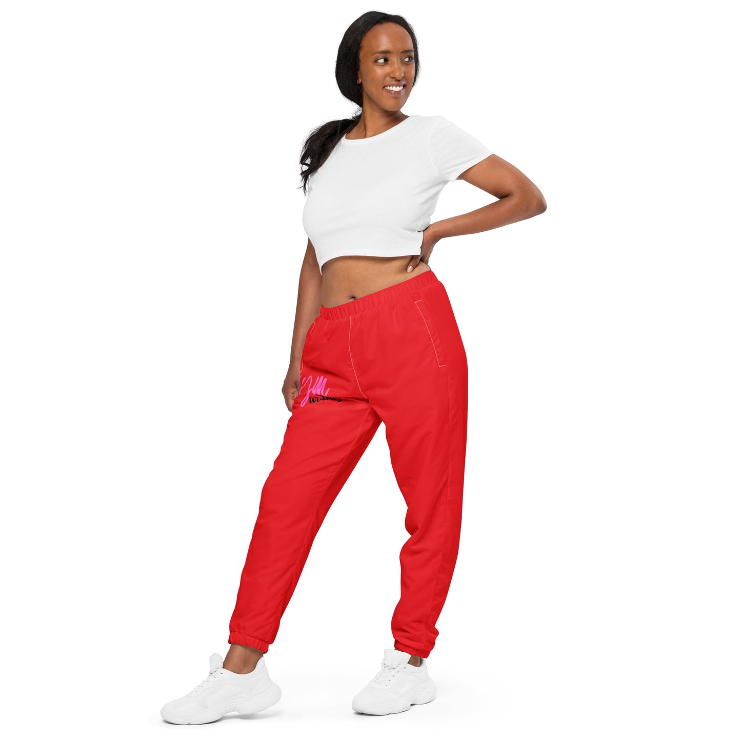 GymWidowz unisex track pants - Red