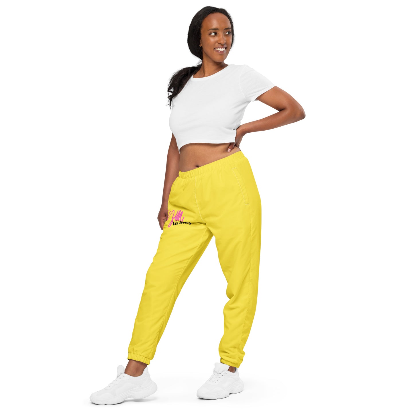 GymWidowz unisex track pants - Daisy Yellow